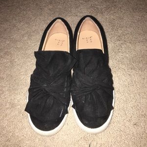 Black slip ons